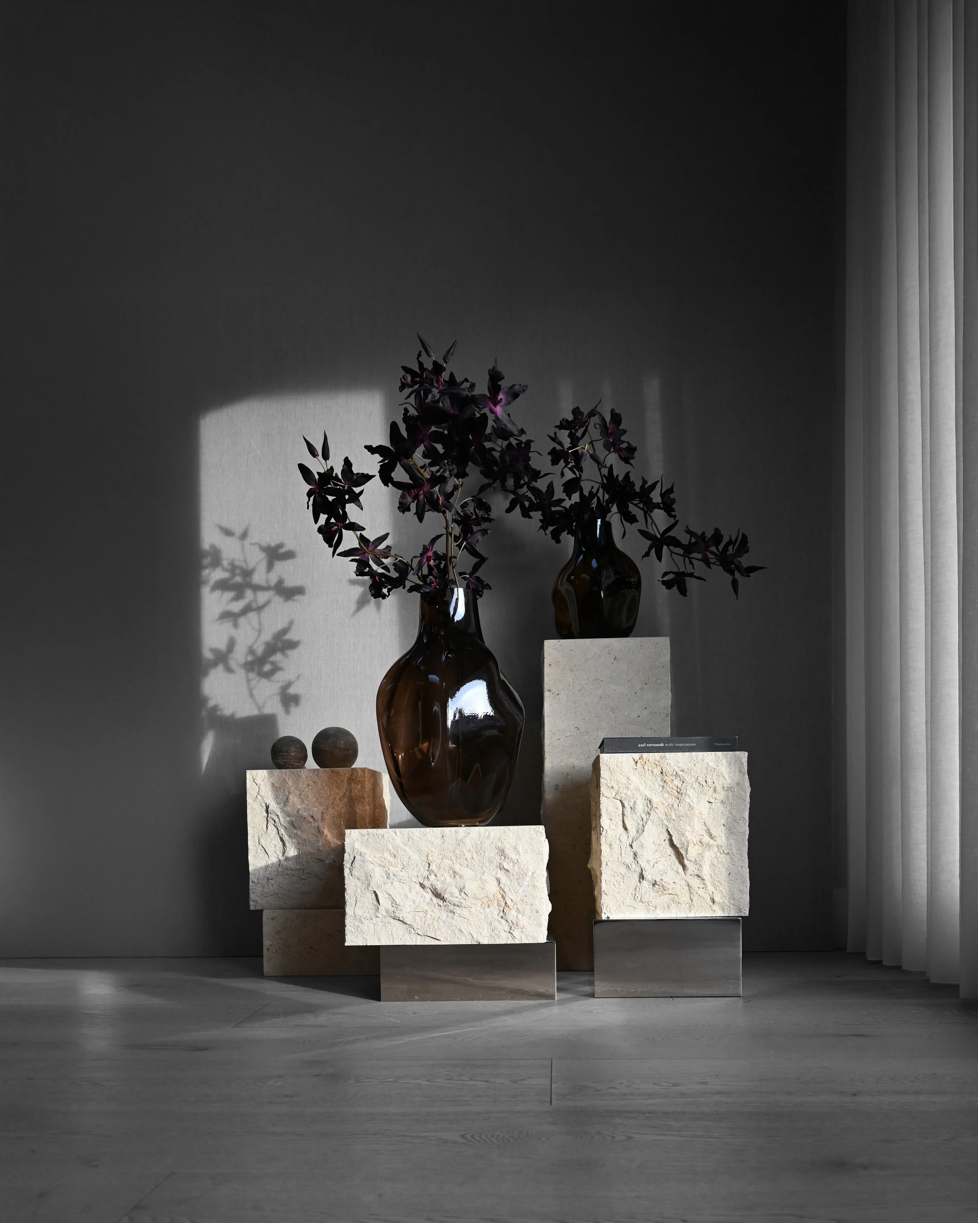 Bakku Vase, Medio - Smoked Forest - Image 4