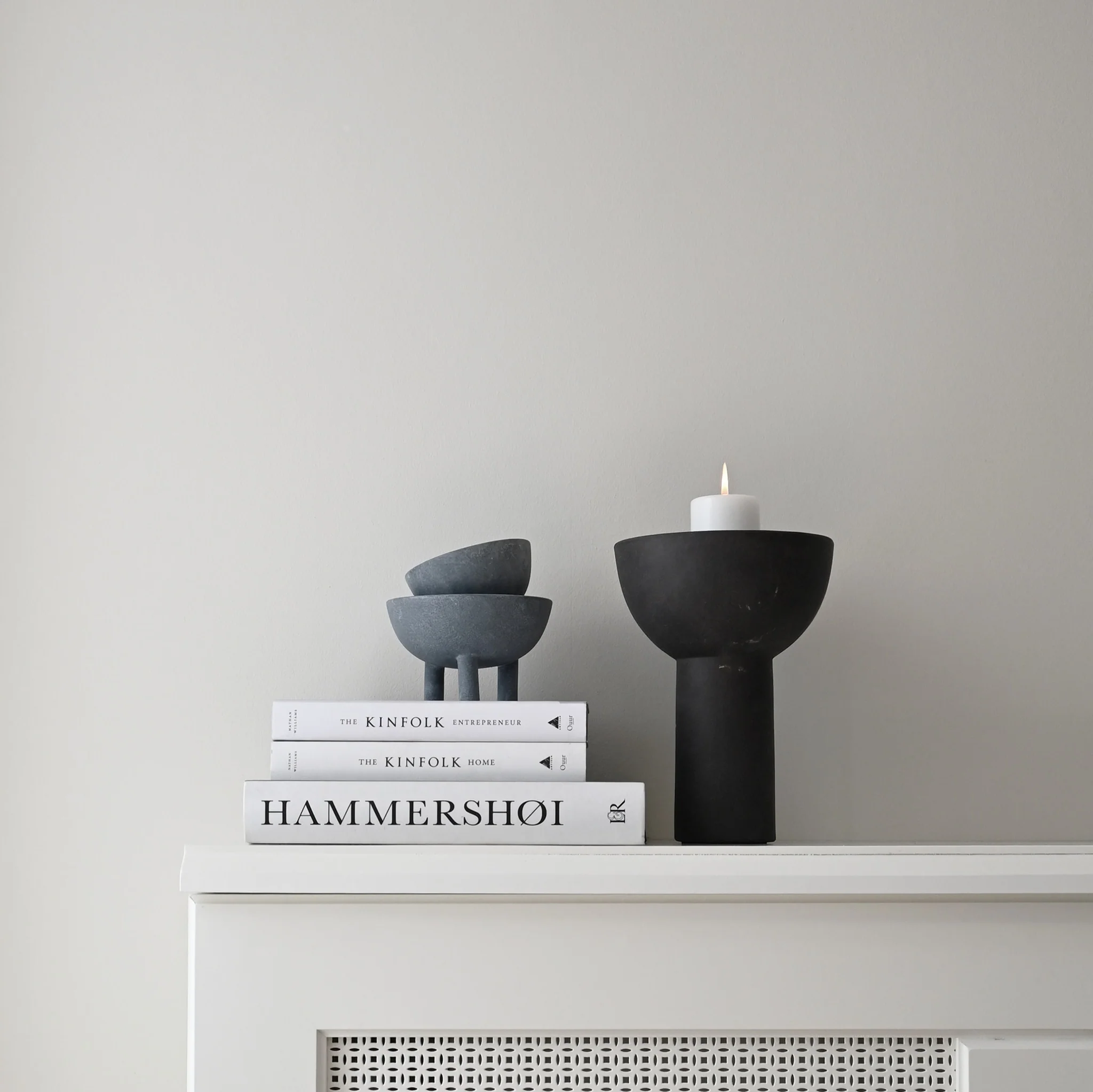 Block Vase, Medio - Coffee - Image 4